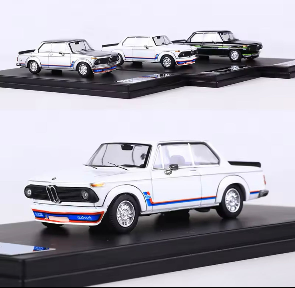 YS Model 1:64 BMW 2002 Turbo – Klassische Turbo-Power im Miniaturformat