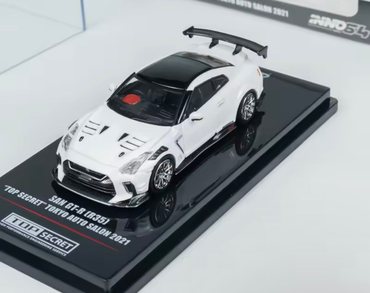INNO 1:64 Nissan GT-R R35 – TOP SECRET Tokyo Auto Salon 2021 Edition