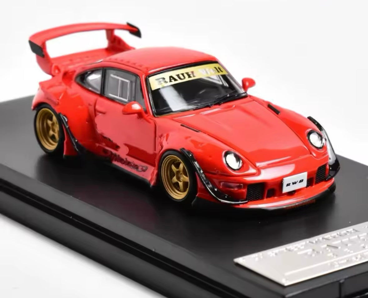Porsche 993 RWB 1:64 – Präzision trifft auf pure Leidenschaft