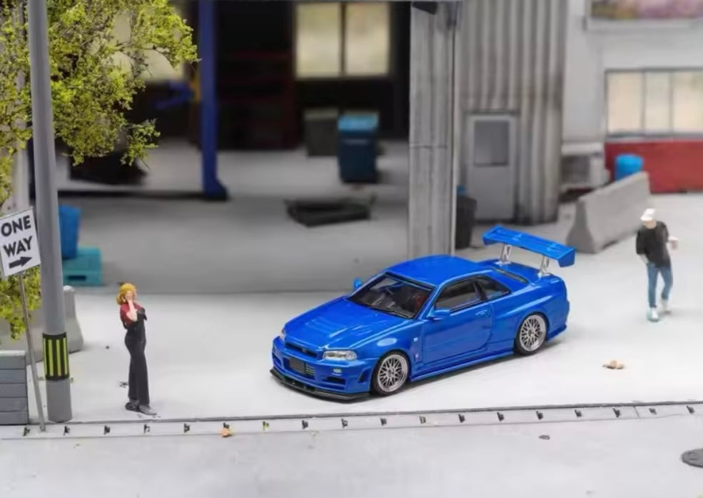 Fuji 1:64 Nissan GT-R R34 – Hochwertiges Legierungsmodell