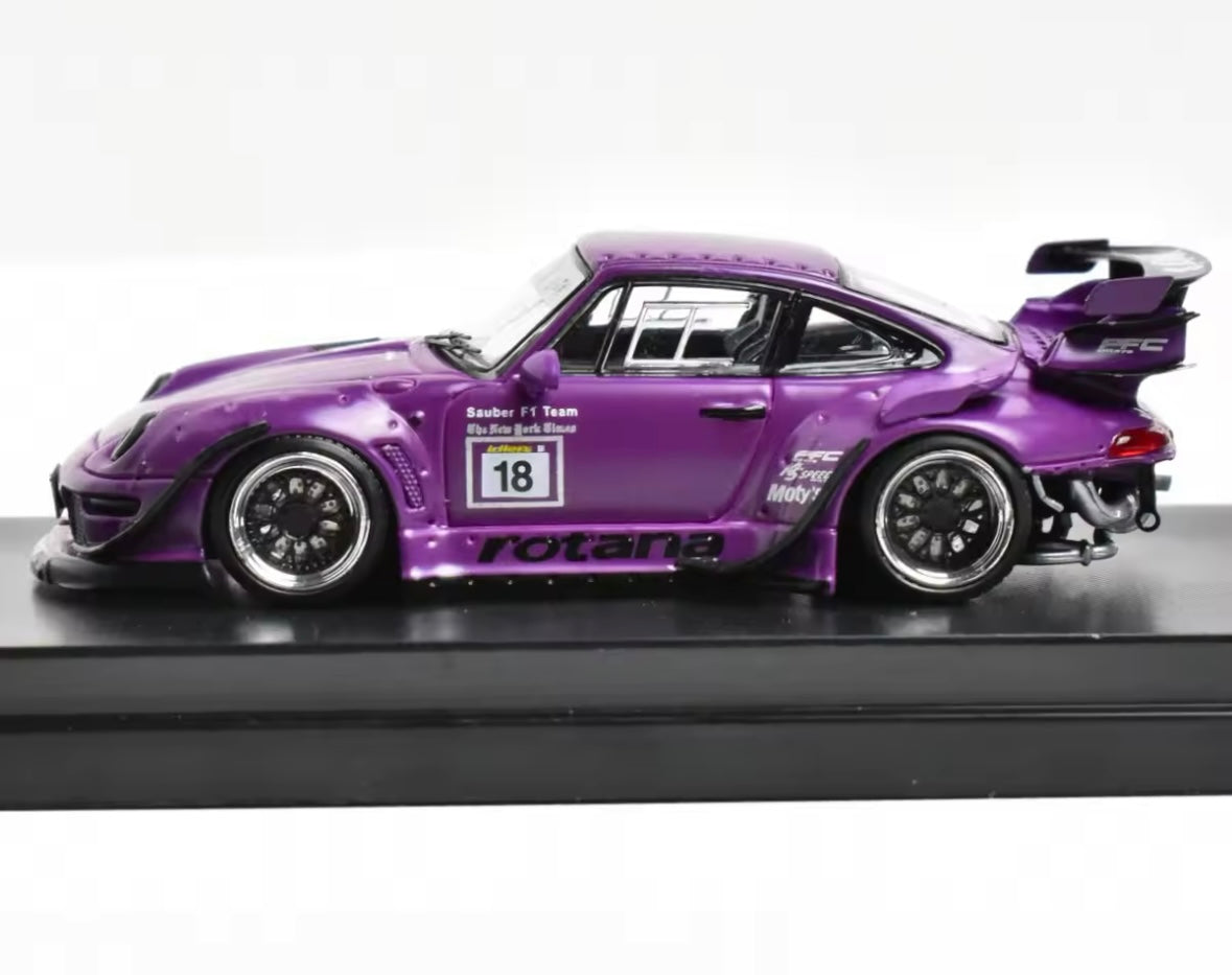Porsche 993 RWB 1:64 – Präzision trifft auf pure Leidenschaft