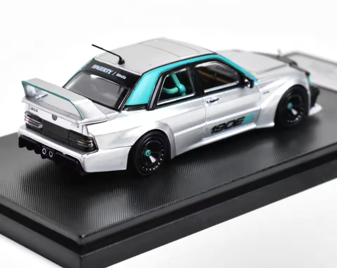 Rhino Model RM 1:64 Mercedes-Benz 190E W201 Evo III – Hochwertiges Druckguss-Modellauto