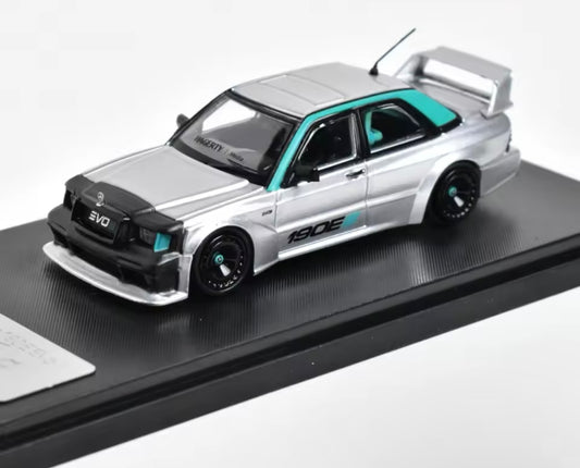 Rhino Model RM 1:64 Mercedes-Benz 190E W201 Evo III – Hochwertiges Druckguss-Modellauto